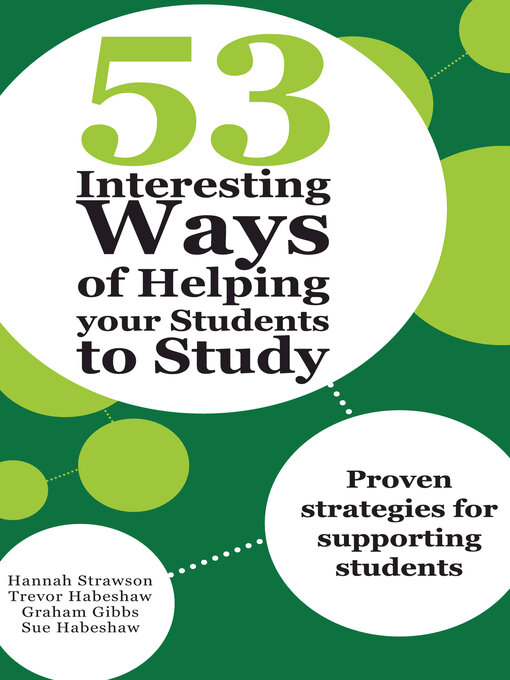 Title details for 53 Interesting Ways of Helping Your Students to Study by Hannah Strawson - Available